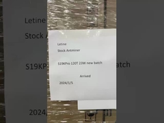 Estoque Bitmain S19Kpro 120T Mineiro Harshrate Bitcoin Asic de baixa potência