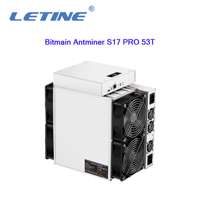 Antminer S17 pro (53Th) Bitmain que mina o mineiro Hashrate do algoritmo SHA-256 de 64Th/s 2094W