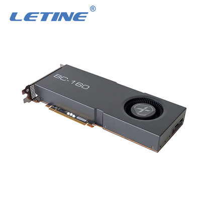 Cartão gráfico alto 72Mh 135W de Hashrate AMD Because-160 8Gb