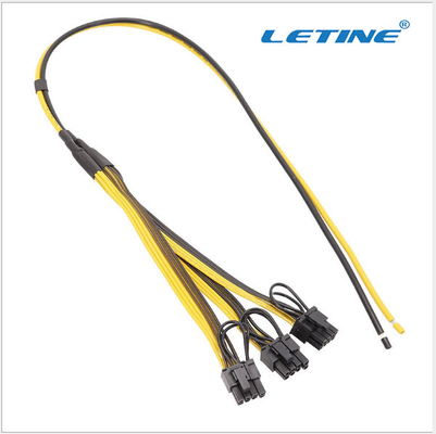 Cabo da mineração de 12AWG 18AWG GPU