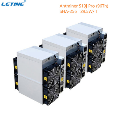 Os ethernet conectam o mineiro Bitmain Antminer S19j pro 96Th 29.5W/T de BTC Asic