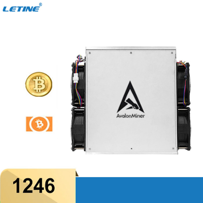Mineiro alto de Bitcoin da eficiência elevada de AvalonMiner 1246 83T 85T 87T 90T 93T 96T Avalon A1246 SHA-256 Hashrate