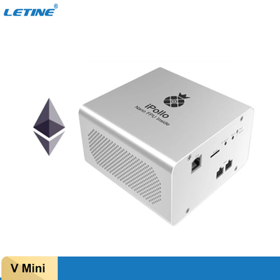 Poder Consumation 224W de Hashrate 300MH do mineiro de IPollo V1 mini ETH com mineração da casa da fonte de alimentação