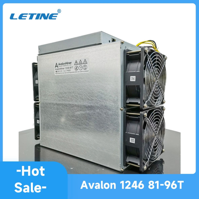 Relação dos ethernet do algoritmo do mineiro SHA 256 do Th BTC Aisc de Letine Canaan Avalon 1166pro 81