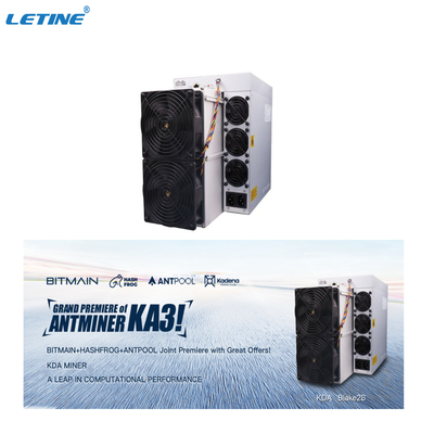 Máquina de mineração nova superior KD6 do mineiro KA-3 3154W Kadena de Bitmain Antminer KA3 166T KDA KD máxima
