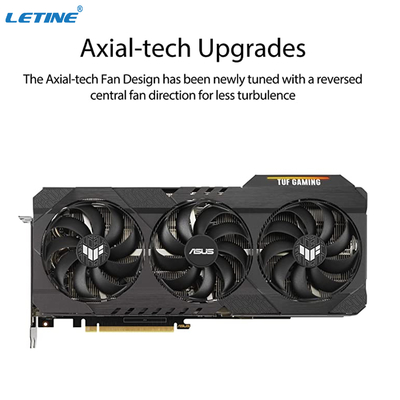 Placa gráfica do jogo da placa gráfica 24GB RGB de Nvidia Geforce RTX 3090