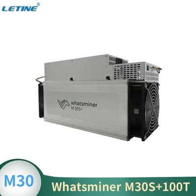 Máquina de mineração SHA de MicroBT Whatsminer M30S+ ASIC 256 100Th/S 3400W 102T 104T