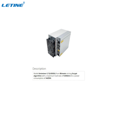 Mineiro de Litecoin Dogecoin L7 Asic do doge de Antminer L7 Bitmain Asic Antminer 9.05G 9.5G LTC