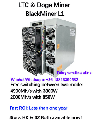Mineiro 4900Mh 3800W do doge de LTC Litecoin da máquina de mineração de Blackminer L1 Scrypt