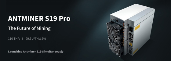 Máquina de mineração Asic do bocado de Antminer S19j pro Bitmain Antminer 90T 95T 100T 102T 104T 110T