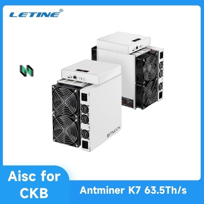 3080W Bitmain Asic Antminer K7 63.5Th Eaglesong Algoritmo Blockchain Mineradores