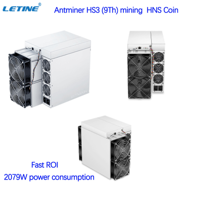 Mineiro rápido Bitmain Antminer HS3 9T 2079W do ROI HNS Asic Blake2B + SHA3 Algo
