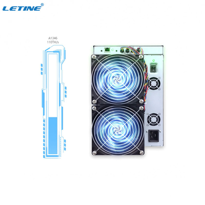 Mineiro With Power Supply de A1346 A1366 Canaan Avalon Miner 1346 110T Bitcoin