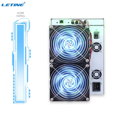 Mineiro With Power Supply de A1346 A1366 Canaan Avalon Miner 1346 110T Bitcoin