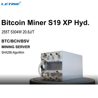 máquina de Bitmain Antminer Mining do mineiro de 184T 198T Antminer S19 pro hidro