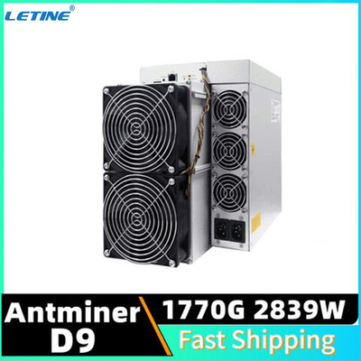 Algoritmo 2839w de Bitmain Asic Antminer D9 1770Gh X11 da relação dos ethernet