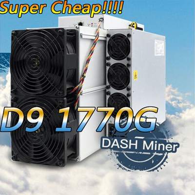 Algoritmo 2839w de Bitmain Asic Antminer D9 1770Gh X11 da relação dos ethernet