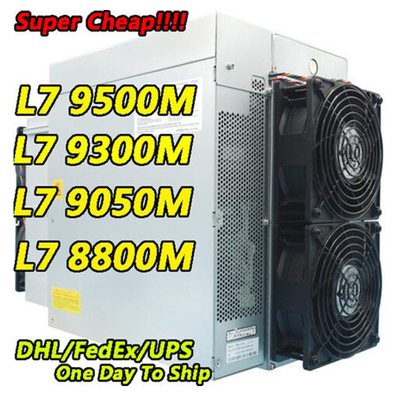 Mineiro do mineiro L7 da refrigeração a ar de Litecoin Dogecoin Antminer L7 9500M 9300M 9160M 9050M 8800M 8550M Scrypt Algorithm Scrypt