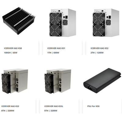 Mineiro Antminer KS3 KAS Rig Miner Power 3188W de Iceriver KS1 KS2 Kaspa Asic
