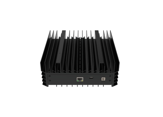 Iceriver KAS100 GH/S Hashrate, entrada da tensão AC 100-240V, conexão dos ethernet