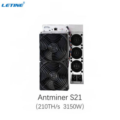 Bitmain Asic Antminer S21 200T 16J/T SHA-256 Blockchain Bitcoin Miner Consumo de energia 3550W
