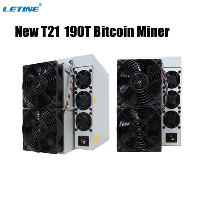 Bitmain Antminer T21 190T BTC Asic Miner 19J/T 3610W Máquina de mineração Bitcoin