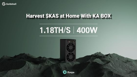 KAS Asic Miner Goldshell KA-BOX 1.18Th/s KHeavyHash Algoritmo Kaspa Máquina de mineração Antminer KS5 KS3 Iceriver KS3M