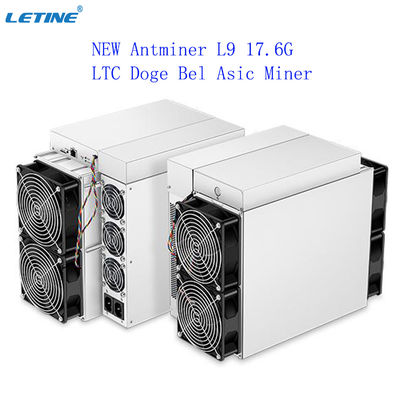 Bitmain Antminer L9 17.6Gh Litecoin Miner L9 1760M Scrypt Algo Ant L9 16.2G LTC DOGE BEL Profit Máquina de mineração de criptomoedas