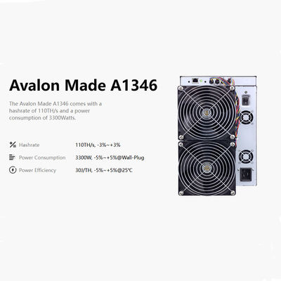 2024 Novo lançamento Canaan Avalon A1566 185Th/S 3420W Para mineração de Bitcoin Avalonminer A1566 A1466 A1346