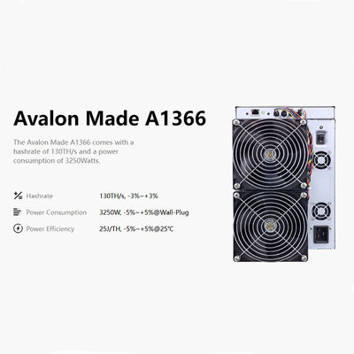 2024 Novo lançamento Canaan Avalon A1566 185Th/S 3420W Para mineração de Bitcoin Avalonminer A1566 A1466 A1346