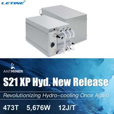 Bitmain Antminer S21XP Hidro Hidro-refrigeração Modelo 473T Eficiência 12 J/TH S21 XP 270T Bitcoin Miner 300T Immersion Coolin