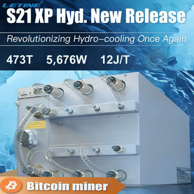 Bitmain Antminer S21XP Hidro Hidro-refrigeração Modelo 473T Eficiência 12 J/TH S21 XP 270T Bitcoin Miner 300T Immersion Coolin