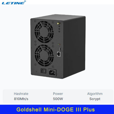Mini-DOGE III Plus Goldshell Algoritmos de mineração 810Mh/s 500W DG1 DG1+ L7 L9 LTC DOGE Miner