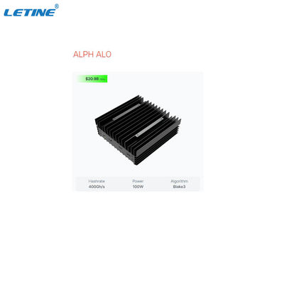 Mineração IceRiver ALPH AL0 400Gh/s 100W Blockchain Crypto Asic Miner