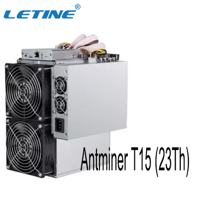 Mineiro de Asic Sha256 do dispositivo da máquina de mineração de Bitmain Antminer T15 23Th SHA-256 Bitcoin 1540W BTC Asic