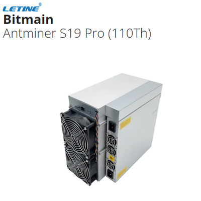 Máquina de mineração brandnew de Bitmain Antminer S19Pro 110T S19 pro 110T S19J pro 104T 100T 96T Asic Bitcoin