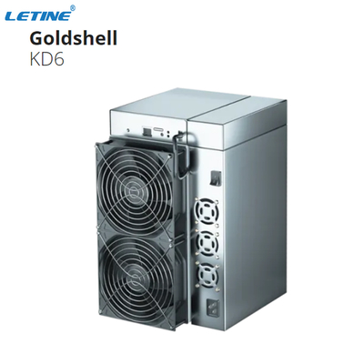 Poder superior de With 2630W do mineiro de Goldshell KD6 26.3Th/s Asic da mineração do lucro KDA