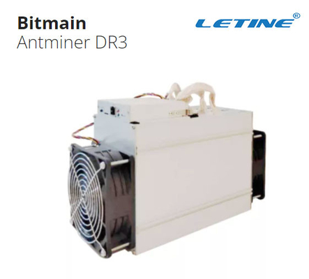 Blake256r14 Bitmain Antminer Dr3 7.8TH 1410W com fonte de alimentação