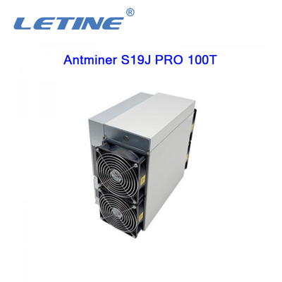 Hashrate da máquina de mineração de Bitcoin do algoritmo de Bitmain Asic Antminer S19J PRO 100T 3050W SHA-256 do mineiro 100Th/s