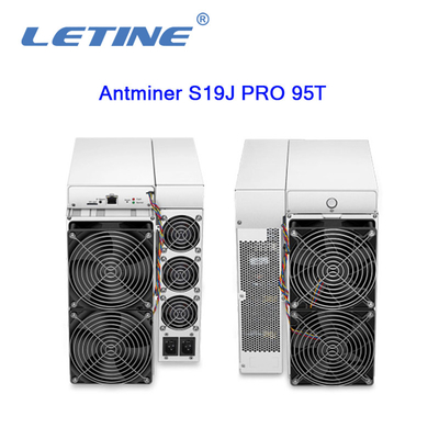 Mineiro 3355W da corrente de bloco do algoritmo de Bitcoin Miner S19j Pro+ 122T SHA 256 do mineiro de Bitmain BTC