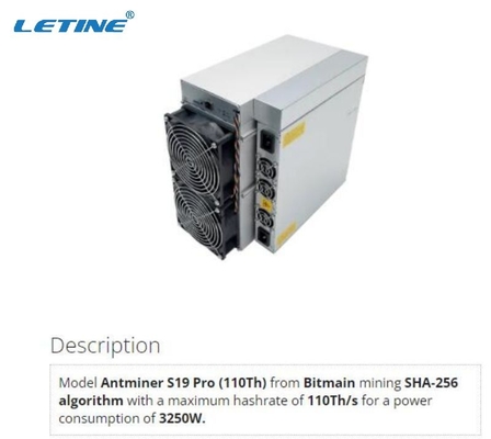 Mineiro 3355W da corrente de bloco do algoritmo de Bitcoin Miner S19j Pro+ 122T SHA 256 do mineiro de Bitmain BTC
