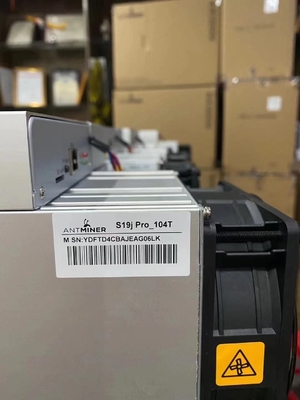 Máquina de mineração Ant Miner de S19JPRO Bitmain Asic Antminer 104t Bitcoin