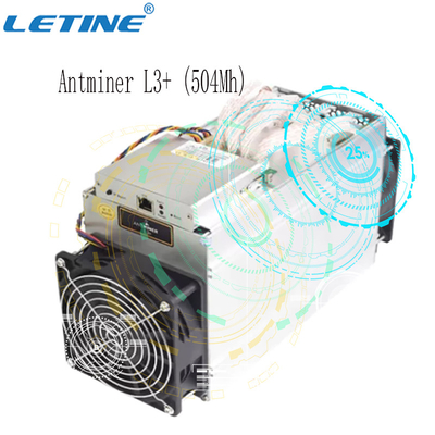 Máquina de mineração Bitmain de Litecoin Dogecoin Asic Antminer L3+ 504mh