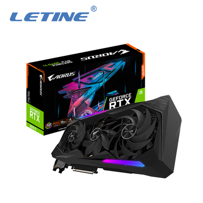 bocado da placa gráfica GDDR6X 256 do si 8gb de 1875MHz Geforce Rtx 3070 19000 megahertz