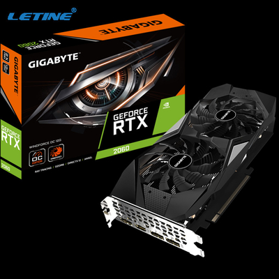 192 de 12GB Nvidia Geforce Rtx da placa gráfica GDDR6 2060S máquina 2060 de mineração mordida ETH etc.