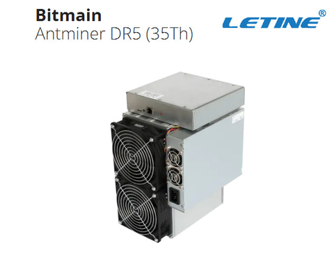 Máquina de mineração DR5 da moeda do RCI de Asic Bitmain Antminer DR5 35o da venda 34a