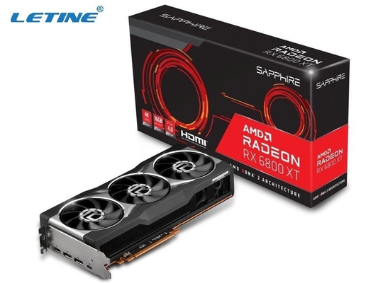 Placa de vídeo 6700XT 6900XT de Graphic Card RX 6800 XT 16G RX6800 XT Amd do mineiro de AMD RADEON da SAFIRA