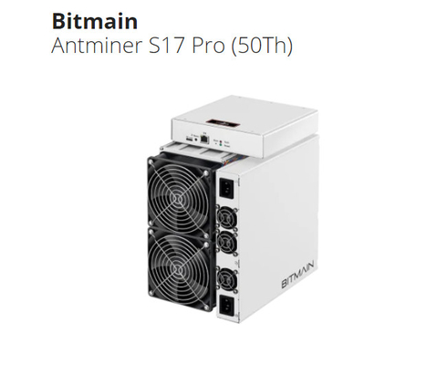 Mineiro BTC BTH da máquina de mineração S17 de Bitmain Asic AntminerS17 53T 2385W BTC S17+ Asic