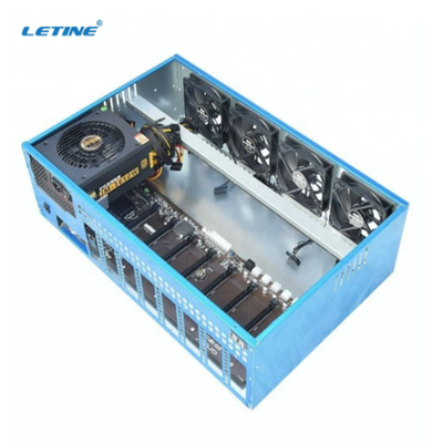 Mineiro cripto metálico do CMP 170HX 90HX AMD Because-160 3060 GPU de Rig Frame With da mineração 8GPU