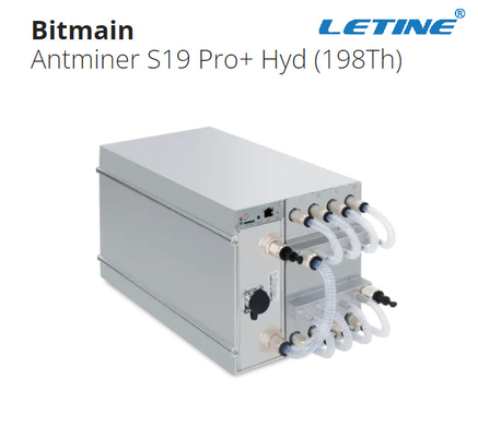 a 198Th hidráulica de Antminer S19 Pro+ do mineiro de 5445W J0-10 Asic molha refrigerar